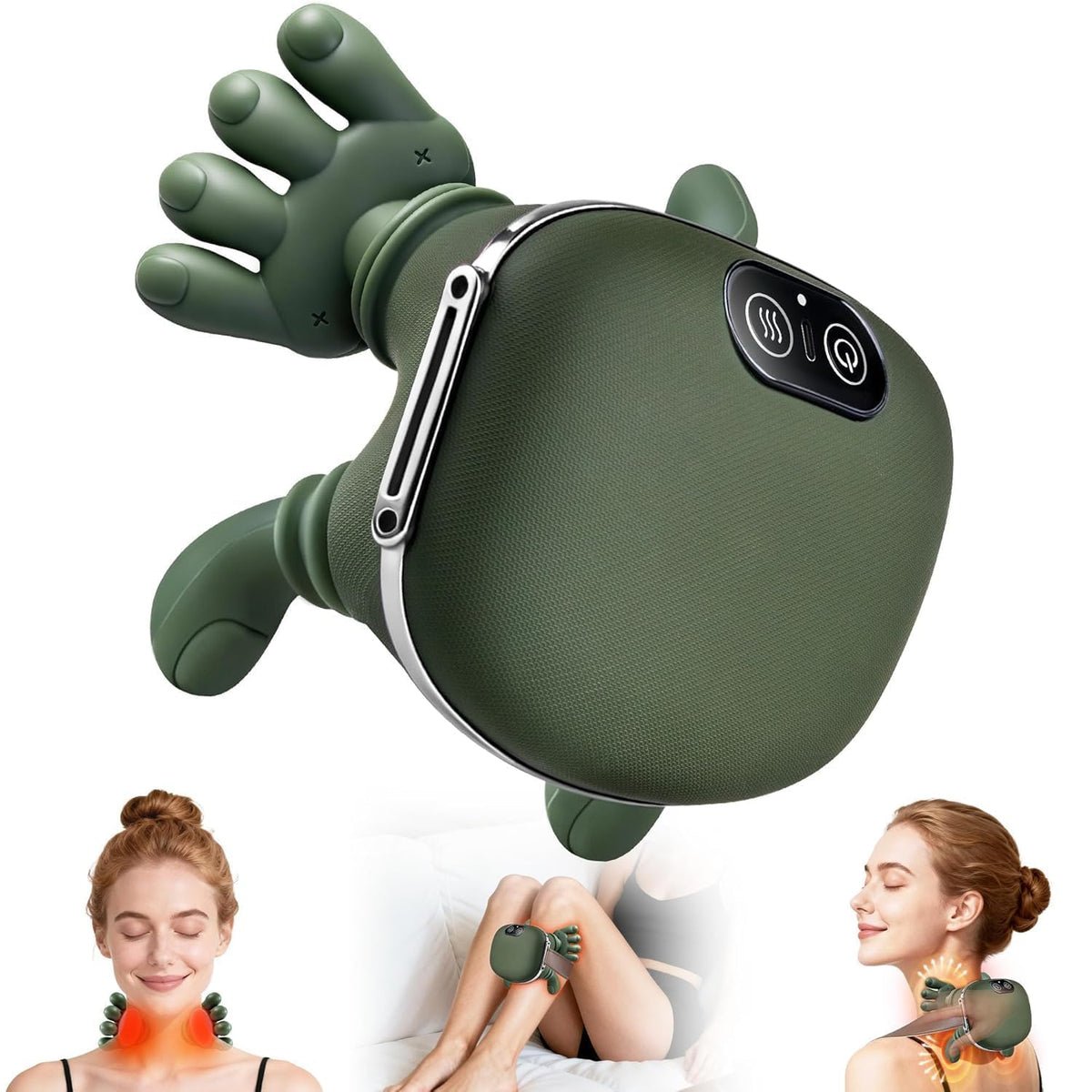 4D Shiatsu Neck and Shoulder Massager with Soothing Heat