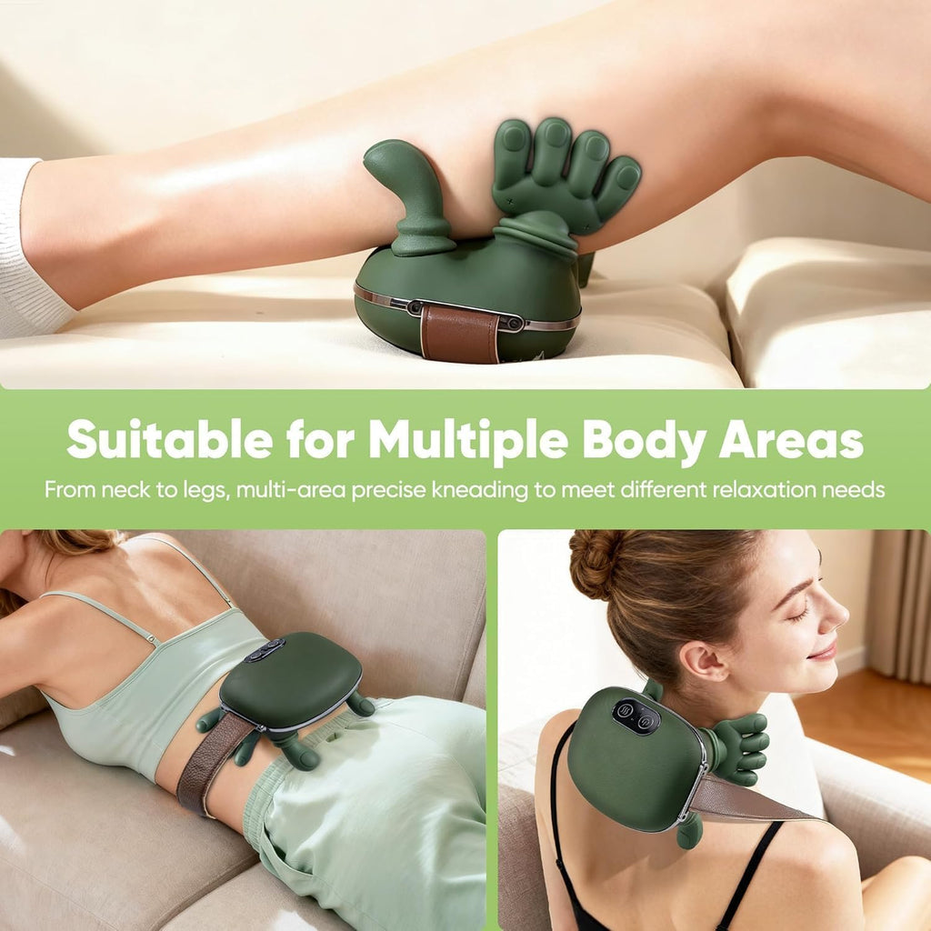 4D Shiatsu Neck and Shoulder Massager with Soothing Heat