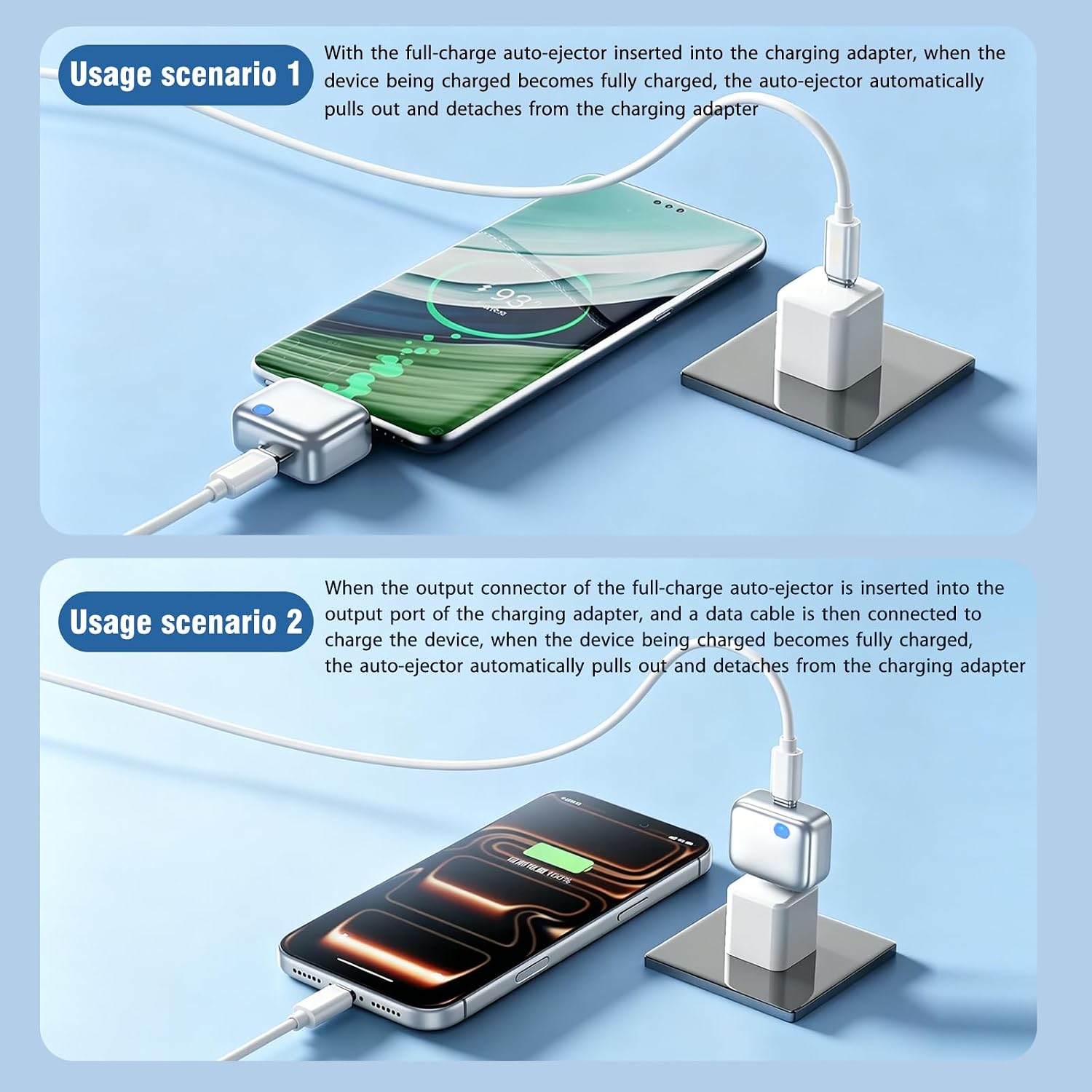 Original KUWAJIA Smart Charger Adapter Auto Physical Power Disconnector
