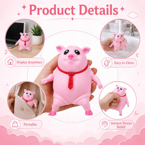 Funny Pink Pig Squishy Toy