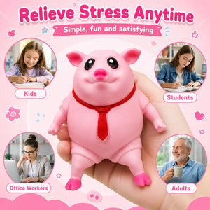 Funny Pink Pig Squishy Toy