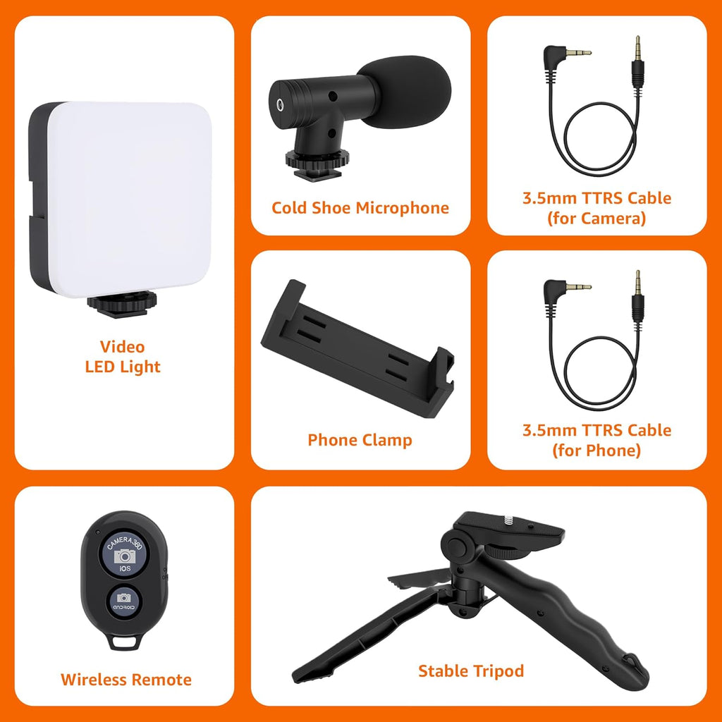 Ultimate 6-in-1 Smartphone Vlogging & Creator Kit