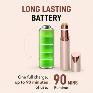 2-in-1 Painless Facial Hair Remover with LED Light & Type-C Charging