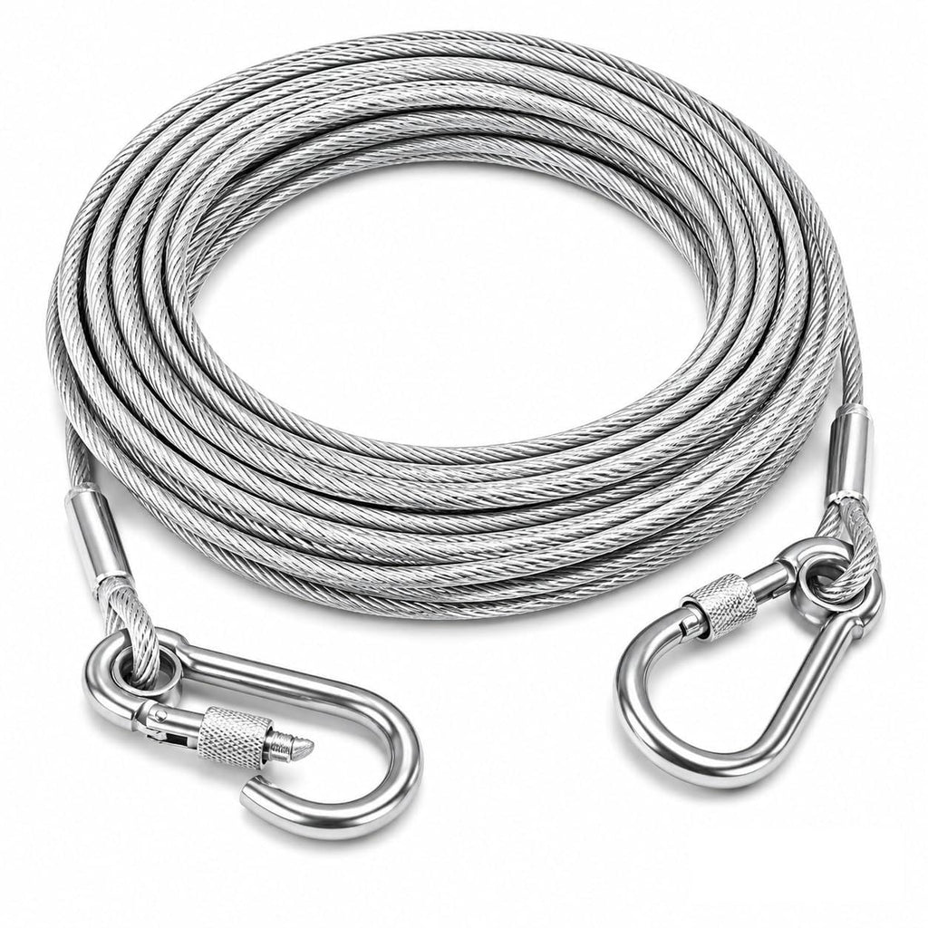 10 Metre Heavy-Duty Stainless Steel Clothesline Rope Multipurpose