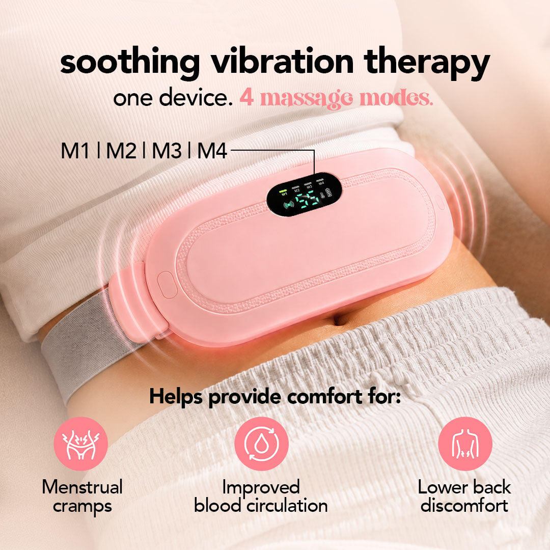 Period Cramp Relief Massager with Heating Pad for Pain Relief