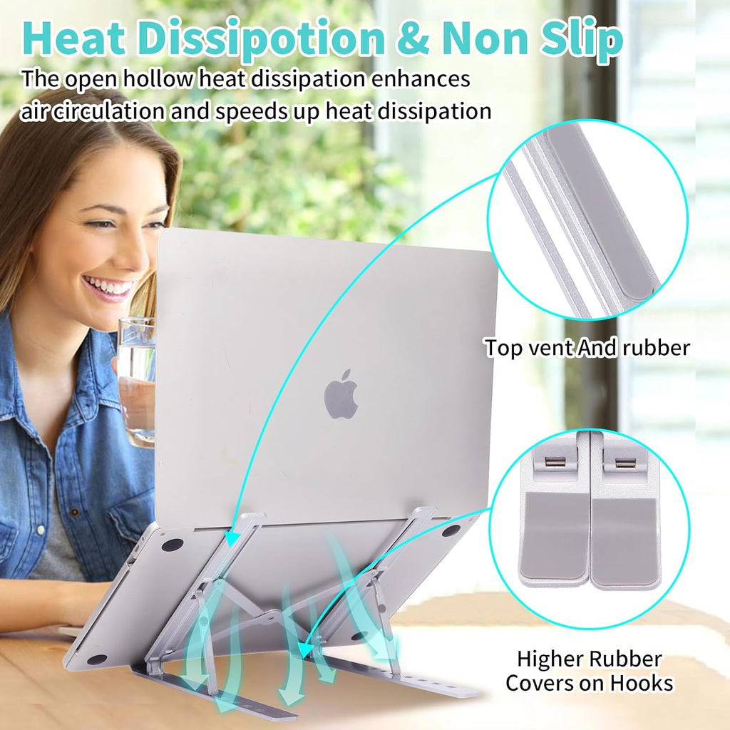 Premium Aluminum Foldable Laptop Stand