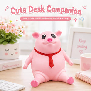 Funny Pink Pig Squishy Toy