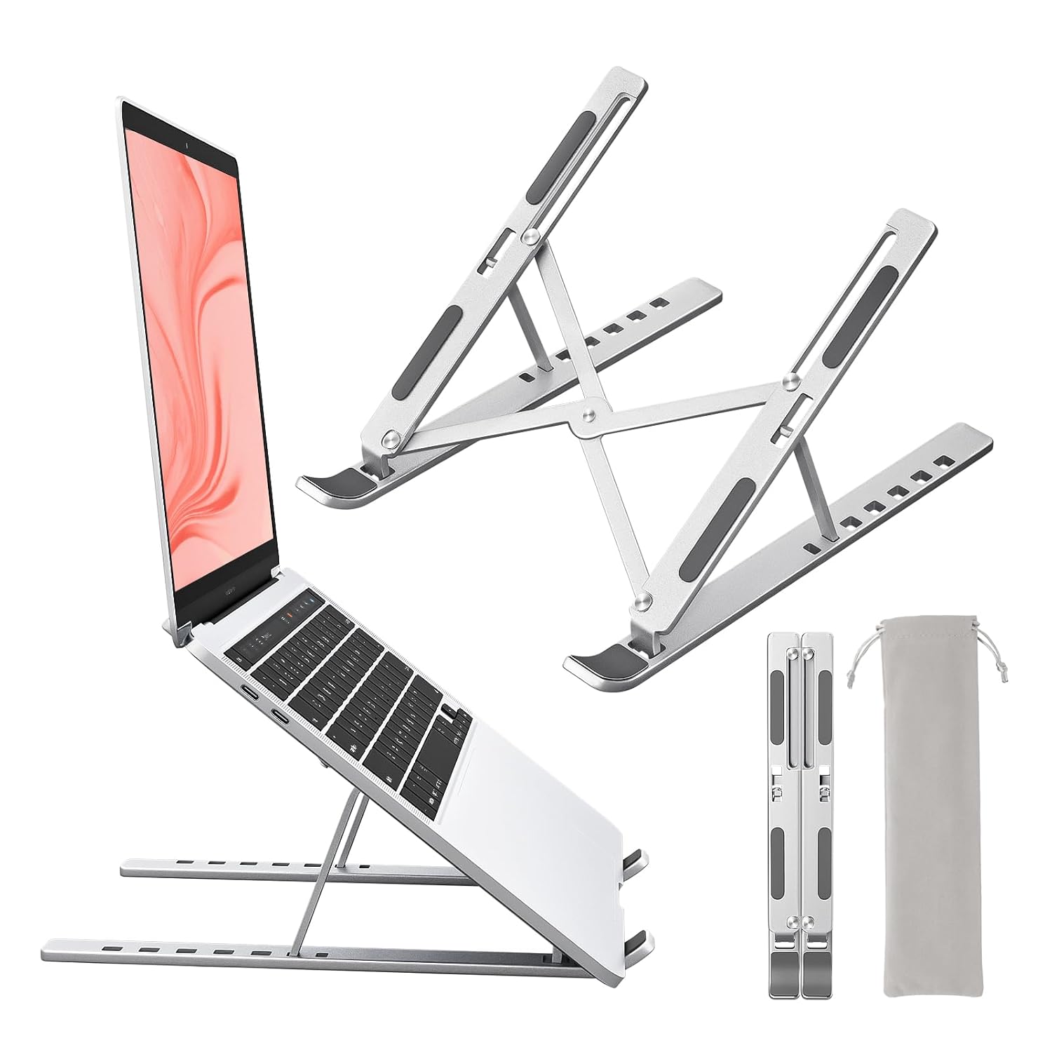 Premium Aluminum Foldable Laptop Stand