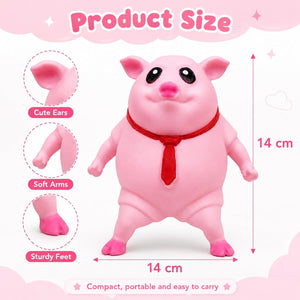 Funny Pink Pig Squishy Toy
