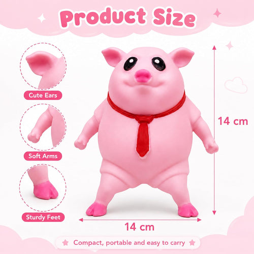 Funny Pink Pig Squishy Toy