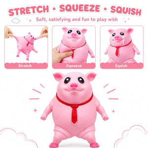 Funny Pink Pig Squishy Toy