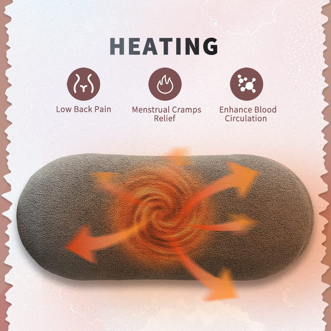 Period Cramp Relief Massager with Heating Pad for Back Pain|Cramp Free- Period Cramp Relief Heater & Massager