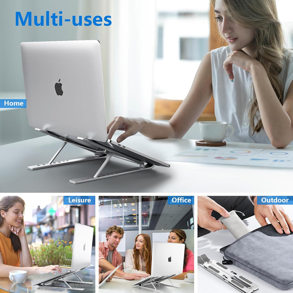 Premium Aluminum Foldable Laptop Stand