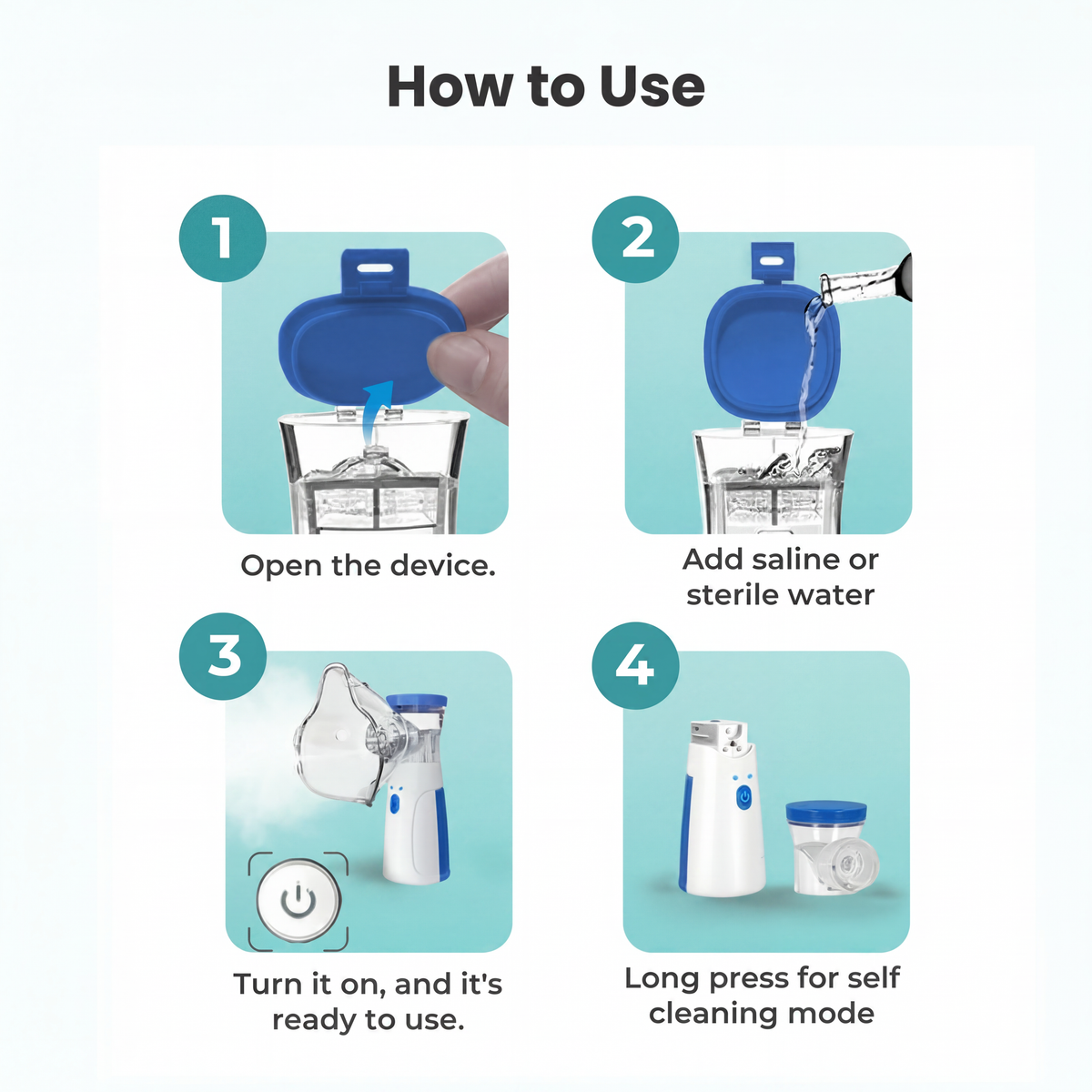 Portable Mesh Nebuliser Machine