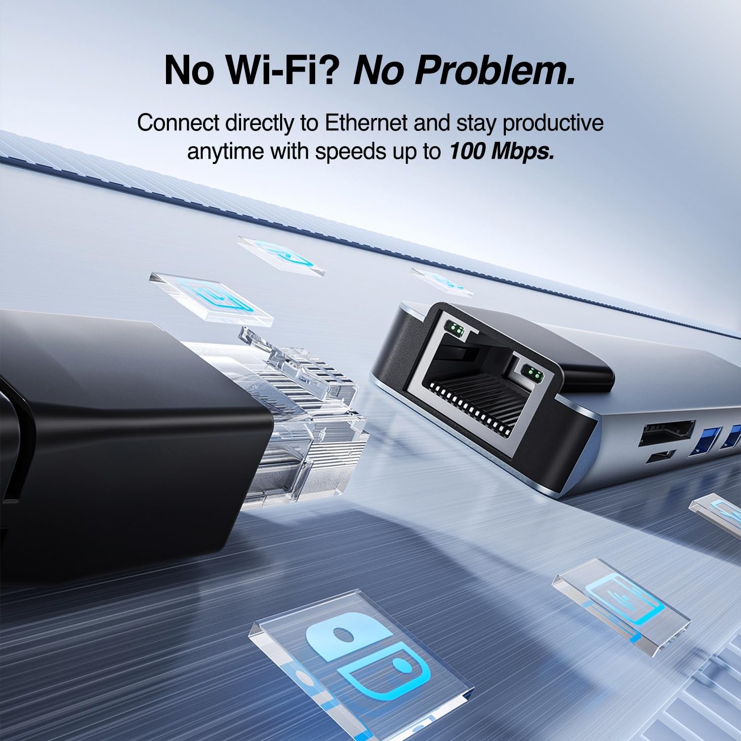 8-in-1 USB-C Multiport Hub & Docking Station