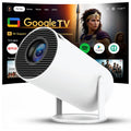 Smart 180° Mini Projector – 4K Supported, Android 11, WiFi 6, Bluetooth